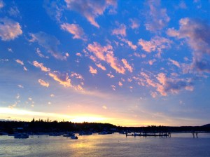 These clouds seemed to just hang above my head.