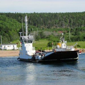 We had a short ferry ride across the channel.