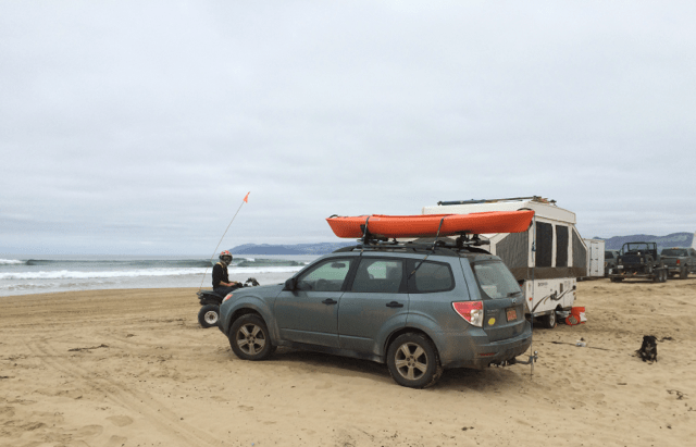 My little rig on the beach!