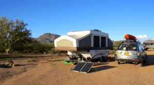 My camper at the site.