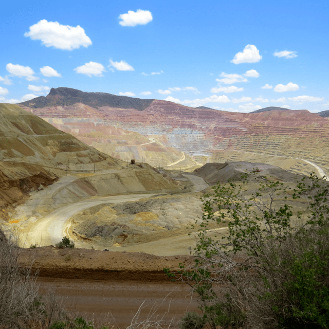 Santa Rita open- pit mine.