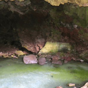Inside the lava tube